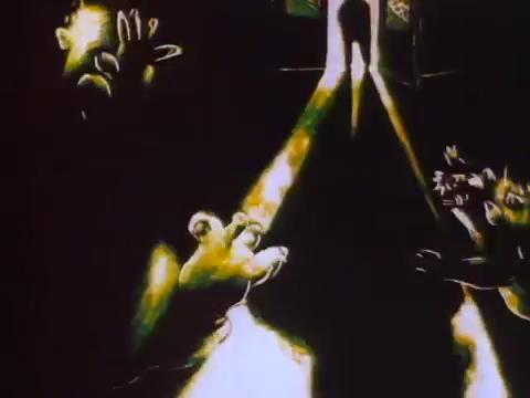 Figures 6 & 7: two stills from Entre deux soeurs or Two Sisters by Caroline Leaf 1991 The technique Leaf uses of scratch-away pigment simulates how light works; light illuminates what it touches much