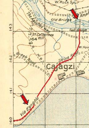 α. β. Χάρτης του 1916 κλίμακας 1:50,000 γ.