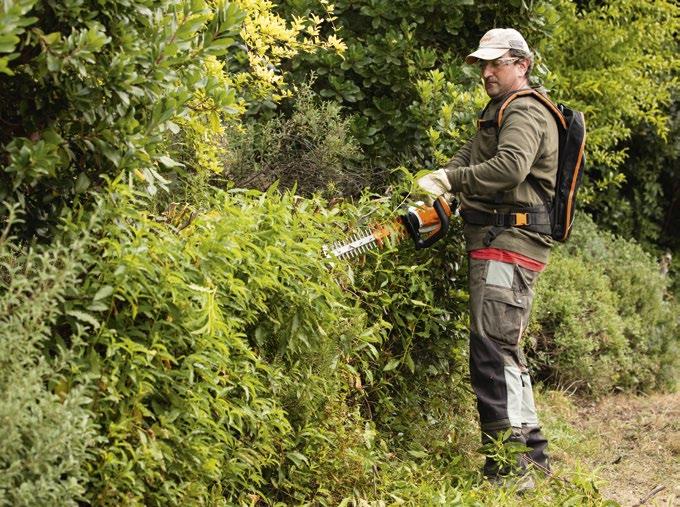 Επαναφορτιζόμενα μηχανήματα PRO της STIHL // Ψαλίδια μπορντούρας 1 HSA 66 2 HSA 86 1 HSA 66 // Ελαφρύ