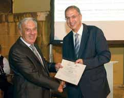 Κώστας Καδής επέδωσε τα Πιστοποιητικά Εγγραφής των οκτώ νέων στοιχείων που είχαν εγγραφεί πέρσι στον Εθνικό Κατάλογο της Άυλης Πολιτιστικής Κληρονομιάς της Κύπρου.