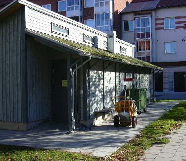 Εικϐνα 10: Σα κτύρια ανακϑκλωςησ ςτο Augustenborg (με ενςωματωμϋνεσ πρϊςινεσ οροφϋσ). Πηγό: Building and Social Housing Foundation, 2005; Green Roof, http://www.greenroof.