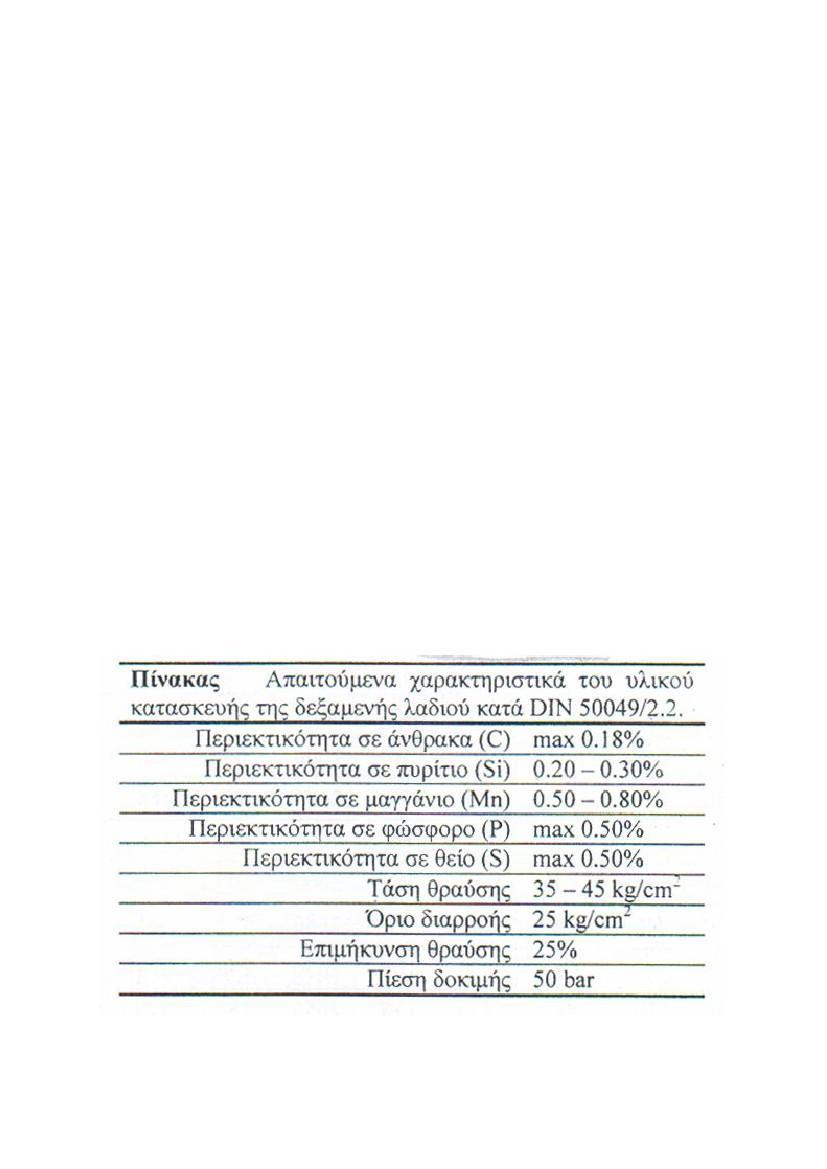 5.3. ΓΔΞΑΜΔΝΗ ΛΑΓΙΟΤ ΣΟΤ ΤΓΡΑΤΛΙΚΟΤ ΑΝΔΛΚΤΣΗΡΑ Η δεμακελή ιαδηνχ είλαη ην κεγαιχηεξν ζε δηαζηάζεηο ηκήκα ηνπ πδξαπιηθνχ ζπζηήκαηνο αλειθπζηήξα πξνζψπσλ πνπ βξίζθεηαη κέζα ζην κεραλνζηάζην.
