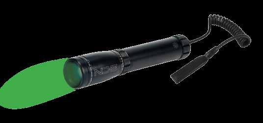 109. LASER ND3 SUB ZERO Dolžina: 158 mm Teža: 156 g Valovna dolžina: 532 nm Barva: zelen snop Moč: 18 mw Nastavljiv snop svetlobe Do