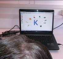 Τεκμήριο 10: Σύνδεση γράμματος με λέξεις που το εμπεριέχουν Στη δεύτερη δραστηριότητα του φύλλου οι μαθητές εργάστηκαν στο online λογισμικό της Γλώσσας Α & Β Δημοτικού του Παιδαγωγικού