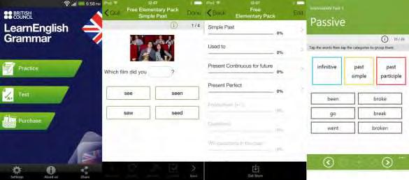 LearnEnglish Grammar: ένα άλλο σοβαρό παιχνίδι, για κινητά, από την British Council. Είναι ένα παιχνίδι γραμματικής για όλα τα επίπεδα μαθητευομένων, από αρχάριους μέχρι και προχωρημένου επιπέδου.