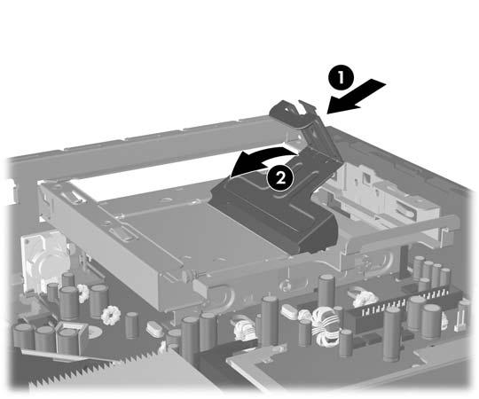 Αναβάθμιση της μονάδας σκληρού δίσκου ΣΗΜΕΙΩΣΗ Ο επιτραπέζιος υπολογιστής Ultra-Slim υποστηρίζει μόνο εσωτερικούς σκληρούς δίσκους Serial ATA (SATA) 2,5 ιντσών.