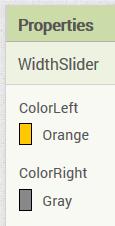 Προσθέστε τις κατάλληλες εντολές ώστε σε κάθε αλλαγή χρώματος, να χρωματίζονται και οι δυο πλευρές του μεταβολέα με το επιλεγμένο χρώμα. 2.