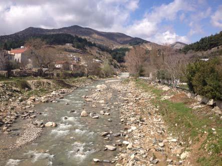 Σχήμα 7.11: Ποταμός Κόσυνθος (ή ρ. Ξάνθης) στα Κιμμέρια.