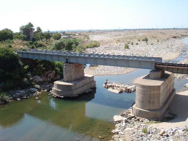 14: Ποταμός Κομψάτος (ή Ξηροπόταμος), σιδηροδρομική