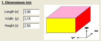 από τους τύπους V = xyz S = 2( xy+ yz+ zx) L= x+ y+ z Με την