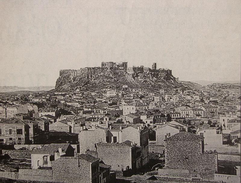 1860 Η Αθήνα και η Ακρόπολη.