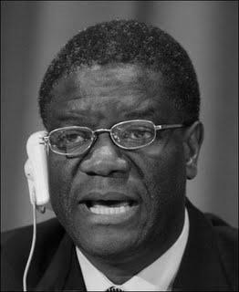 Δρ Denis Mukwege «Στο Κονγκό, όπου δεκάδες χιλιάδες γυναίκες βιάζονται με άγριο τρόπο κάθε χρόνο, ο δρ Denis Mukwege γιατρεύει τα πληγωμένα σώματα και τις ψυχές τους».