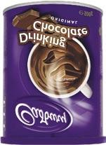 Τσάι, Σοκολάτα, Χαµοµήλι 03 Ροφήµατα Lipton Cadbury Χαµοµήλι σε Μερίδες γρ. Ρόφηµα Σοκολάτας 500γρ.