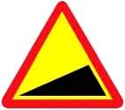 ΡΣΤΗΡΙΟΤΗΤ 1. Η πινακίδα που βρίσκεται στο σημείο Ο πληροφορεί τον οδηγό του αυτοκινήτου πόσο ανηφορικός είναι ο δρόμος Ο. Το ποσοστό 10% ή 10.