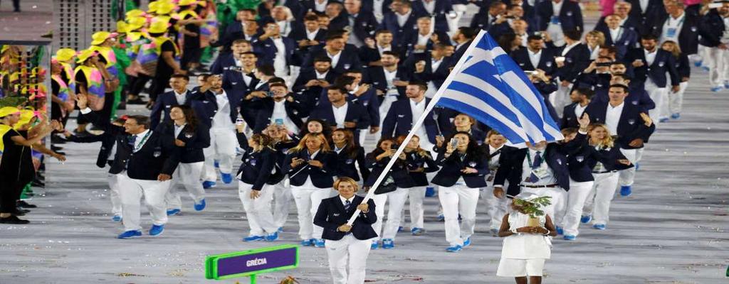 Η Ελληνική αποστολή τιμής ένεκεν μπαίνει πάντα