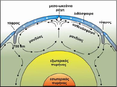 3.1 οµή της Γης Ο φλοιός είναι το στερεό στρώµα, που αποτελεί το εξωτερικό περίβληµα της Γης. Υπάρχουν δύο είδη φλοιού, ο ηπειρωτικός και ο ωκεάνιος.