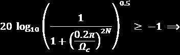 ικανοποιεί αυτές τις εξισώσεις είναι: Ν=5.8858, Ω c =0.