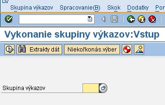 Číslo požadovaného výkazu je potrebné zadať do poľa,