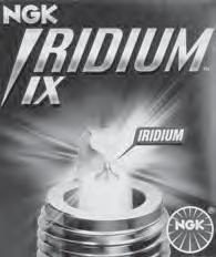 THE IRIDIUM IX SPARK PLUG The Iridium IX spark plug is similar in design to the Platinum VX type but benefits from the use of the precious metal Iridium on its centre electrode.