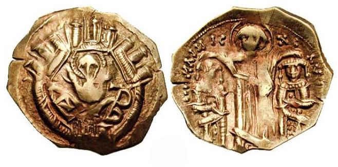 Το νόμισμα στην Βυζαντινή εποχή Τα προβλήματα για το βυζαντινό νόμισμα συμπίπτουν με την αρχή της παρακμής της Αυτοκρατορίας τον 11ο αιώνα, την απώλεια επαρχιών και τη μείωση των πόρων της.