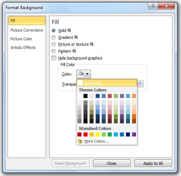 Β4.2.2 Φόντο και Πρότυπο Σχεδίασης Διαφανειών Τι θα μάθουμε σήμερα: Να αλλάζουμε το χρώμα φόντου μιας ή περισσοτέρων, ακόμη και όλων των διαφανειών Να εφαρμόζουμε περισσότερα από ένα χρώματα σαν