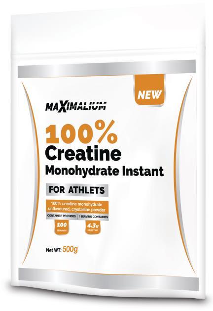 100 % Creatine monohydrate instant Opis: Dodatak ishrani namenjen sportistima za poboljšanje performansi pri velikim naporima.