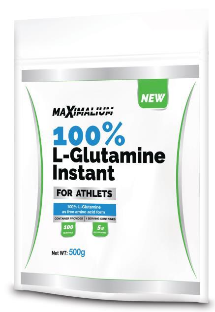 100% L-glutamine instant Opis: Dodatak ishrani namenjen sportistima za poboljšanje performansi pri velikim naporima.