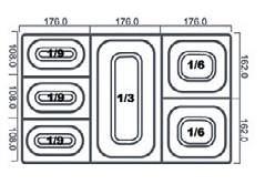 2cm 2/4 4 cm 2/4 6.5 cm 2/4 10 cm 2/4 15 cm GN 53x65cm 2/1 2 cm 2/1 4 cm 2/1 6.