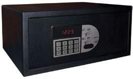 Electronic keypad with manual turn knob.