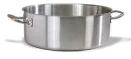 Casserole pan s. steel LIT. HEIGHT 1503-28 4 lit 7 cm 1503-32 6 lit 7.