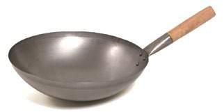 stick frying pan with s.