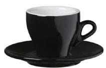 PLATES & CUPS VENUS BLACK ΦΛΙΤΖΆΝΙ & ΠΙΆΤΟ / CUPS & SAUCERS 11-119-0000 Espresso c/s 6,8 cl 11-119-0001 Cappuccino c/s 17 cl 11-IP-0034 Double