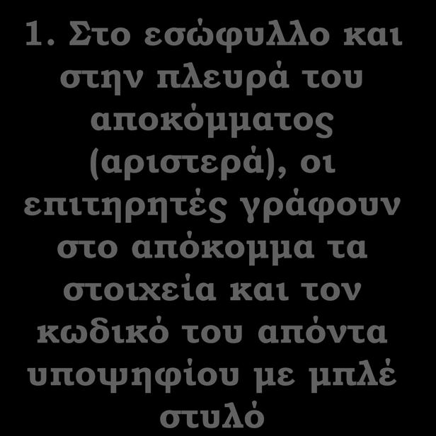 Στο εσώφυλλο και στην πλευρά του