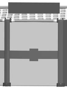 Εγκατάσταση υπόλοιπων πλαισίων Για πισίνα 49, εγκαταστήστε τα υπόλοιπα τα πλάγια πλαίσια χρησιµοποιώντας οκτώ από τις πλάγιες σανίδες Α (20) η κάθε µια.