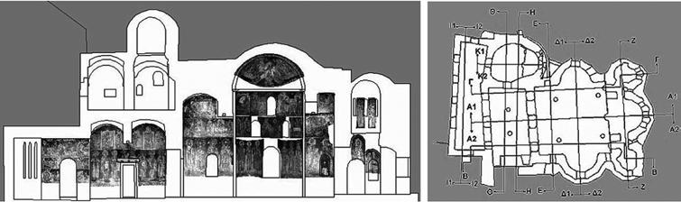 2.3. 3Δ Ανακατασκευή της εκκλησίας Η κύρια πηγή δεδομένων ήταν η κλασική τοπογραφική αποτύπωση.