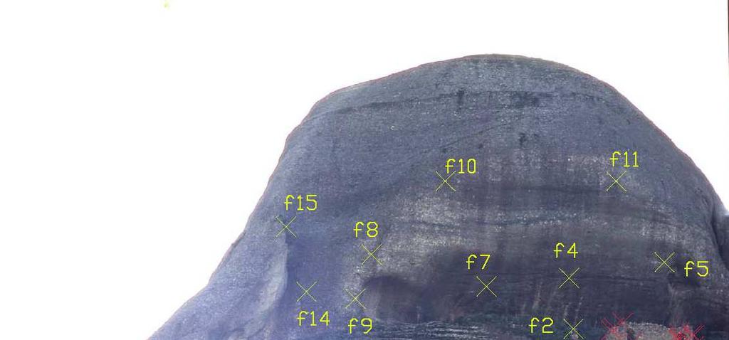 Από τον πίνακα 4 είναι εµφανές ότι η ακρίβεια που επετεύχθη στην βόρεια όψη του τοίχου, είναι διπλάσια από την ακρίβεια που επετεύχθη στις όψεις του πύργου.