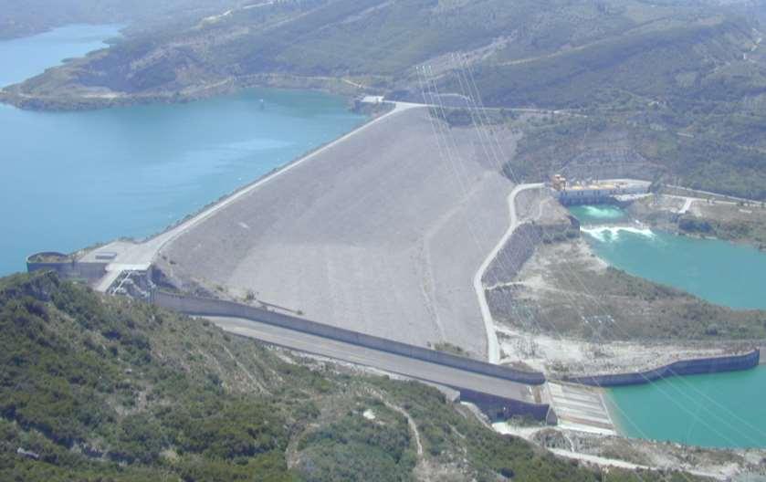 Εικόνα 2. Φράγμα Πουρναρίου στον π.