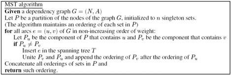Ευριστική επίλυση του MCA: MST 13 Επίλυση βασισµένη στην τοπολογική διάταξη του maximum spanning tree του G Άπληστος αλγόριθµος Βασίζεται στην αξιοποίηση του αλγορίθµου του Kruskal Αρχικά, n