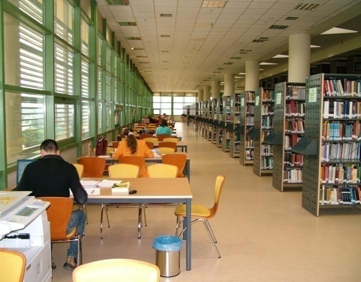 βιβλιοθήκης (δανεισμός βιβλίων, αναγνωστήριο κλπ.