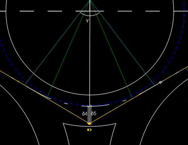 πολυγωνικής του Δρόμου 4, Κ3, από τον άξονα του Δρόμου 4 (δ4) και από