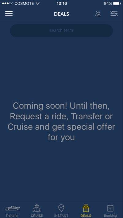 Boat owner - Instant availability & Special Deals Coming soon (20th June 2017) instant availability (daily) Εδώ θα μπορείτε να δηλώνετε την διαθεσιμότητα για άμεση κράτηση.