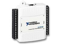 6 Data Acquisition Device National Instruments USB-6009 Θ κάρτα διαςφνδεςθσ χρθςιμοποιείται γενικά για τθ μζτρθςθ ενόσ θλεκτρικοφ ι φυςικοφ μεγζκουσ όπωσ τάςθ, ρεφμα, κερμοκραςία, πίεςθ, ιχοσ μζςω