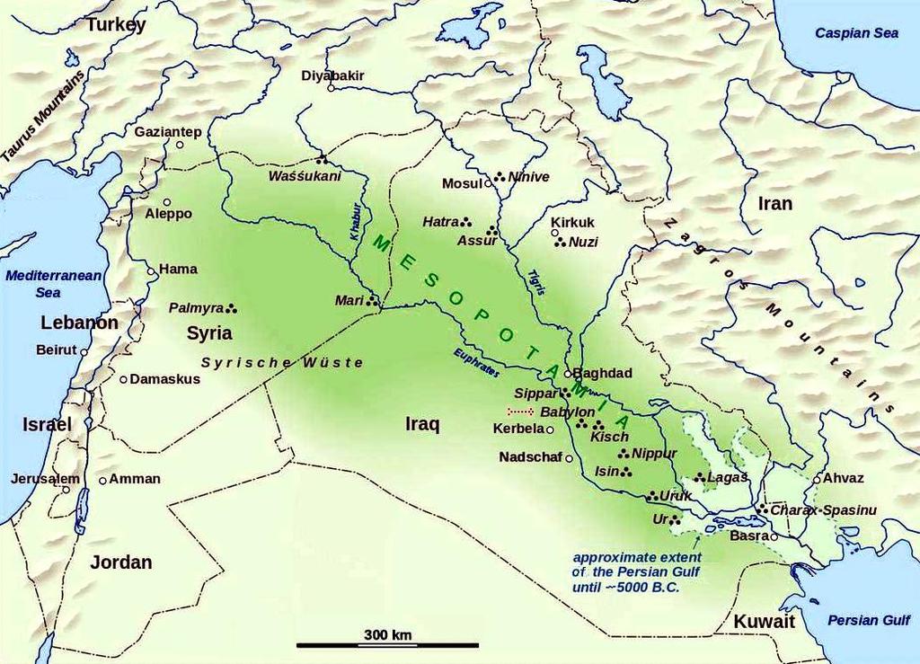 - 2 - Bernd Rohrmann ~~ E s s a y a b o u t B a b y l o n ~~ History ~ ~ Demise ~ ~ Sway March 2017 The meaning of "Babylon" Babylon is located in the centre of Mesopotamia (as marked below), a large