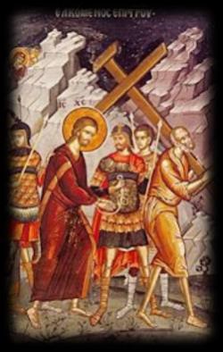 Κυριακή Γ Νηστειών (Σταυροπροσκυνήσεως) Κυριακή της Σταυροπροσκυνήσεως σήμερα και η Εκκλησία μας προβάλλει το Σταυρό του Χριστού. Η προβολή αυτή του Σταυρού έχει διπλή έννοια και σκοπό.