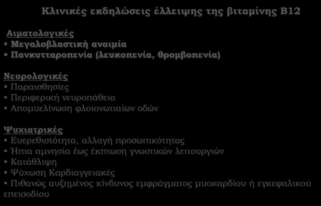 οδών Ψυχιατρικές Ευερεθιστότητα, αλλαγή προσωπικότητας Ήπια αμνησία έως έκπτωση γνωστικών λειτουργιών