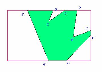 Παράδειγμα: Πριν: Εικόνα 28.- Το πολύγωνο που θα υποστεί Clipping. Μετά: Εικόνα 29.