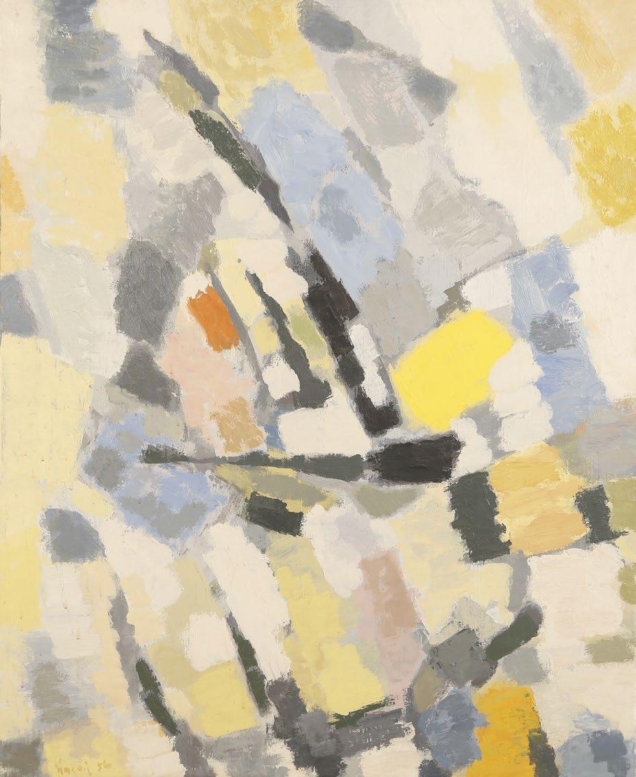 Composition, 1956 Huile sur toile Huile sur toile