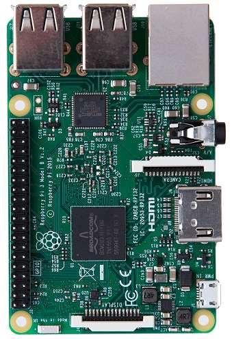 Πίνακας 2.Χαρακτηριστικά Raspberry Pi 3 [30] SoC CPU Memory GPU Broadcom BCM2837 900 MHz quad-core ARM Cortex A53 1 GB (shared with GPU) Broadcom VideoCore IV @ 250 MHz USB ports 4 Onboard WiFi 802.