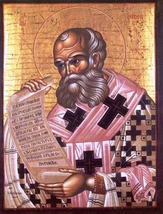 and from his early childhood had an inclination to the spiritual life. He was a deacon to Archbishop Alexander and accompanied him to the First Ecumenical Council at Nicaea, in AD 325.