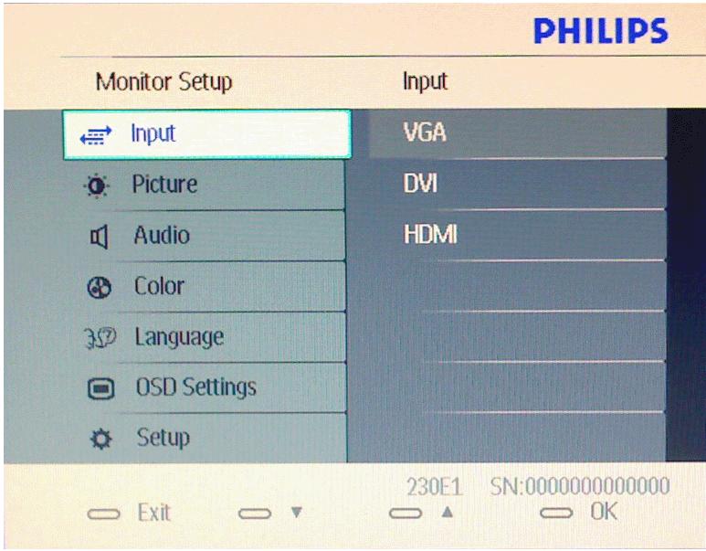 On-Screen Display Περιγραφή της προβολής στην οθόνη Το Δέντρο OSD Προβολή στην οθόνη Περιγραφή της προβολής στην οθόνη Τι είναι η προβολή στην οθόνη; Οι Ενδείξεις Στην Οθόνη (OSD) είναι ένα